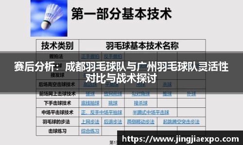 赛后分析：成都羽毛球队与广州羽毛球队灵活性对比与战术探讨
